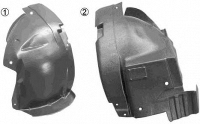 VAN WEZEL 4395434 -  Обшивка, колесная ниша